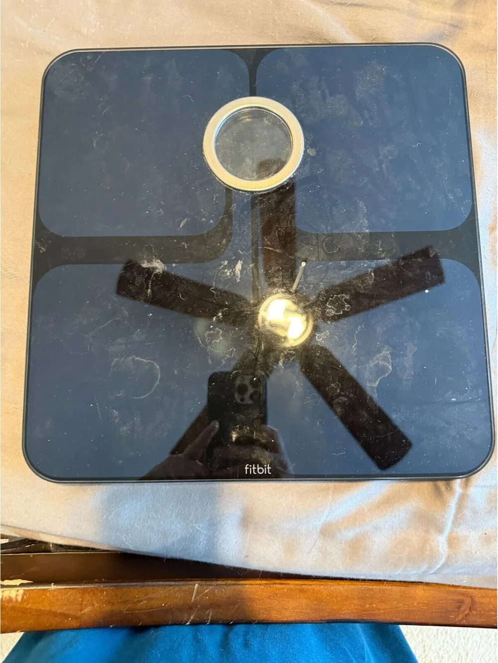 Fitbit Versa Lite Edition Smart Watch and Fitbit aria 2 black